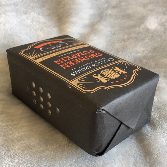 Drunken Pumpkin Beer Scented Soap Casa Dos Aromas 10.50oz Large Bar NWT Portugal - Picture 5 of 11